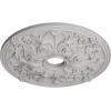 imageEkena Millwork CM23JA 23 58Inch OD x 3 78Inch ID x 2 18Inch P Jamie Ceiling MedallionHandPainted Ultra Pure White