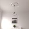 imageEkena Millwork CM23LU 23 34Inch OD x 3 58Inch ID x 1 78Inch P Luton Leaf Ceiling MedallionFactory Primed