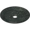 imageEkena Millwork CM24DIGGS Diane Ceiling Medallion 24OD x 3 58ID x 1 14P Fits Canopies up to 6 14 HandPainted Green GoldHandPainted Painted Turtle Crackle