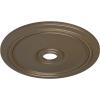 imageEkena Millwork CM24DIGGS Diane Ceiling Medallion 24OD x 3 58ID x 1 14P Fits Canopies up to 6 14 HandPainted Green GoldHandPainted Warm Silver