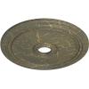 imageEkena Millwork CM24DIGGS Diane Ceiling Medallion 24OD x 3 58ID x 1 14P Fits Canopies up to 6 14 HandPainted Green GoldHandPainted Witch Hazel Crackle
