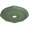 imageEkena Millwork CM27HE Heaton Ceiling Medallion 27 12OD x 3 78ID x 2 14P Fits Canopies up to 6 12 Factory PrimedAthenian Green Flat Finish