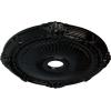 imageEkena Millwork CM27HE Heaton Ceiling Medallion 27 12OD x 3 78ID x 2 14P Fits Canopies up to 6 12 Factory PrimedBlack Pearl Metallic Series