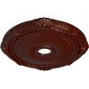 imageEkena Millwork CM27HE Heaton Ceiling Medallion 27 12OD x 3 78ID x 2 14P Fits Canopies up to 6 12 Factory PrimedBrushed Mahogany Flat Finish