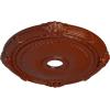 imageEkena Millwork CM27HE Heaton Ceiling Medallion 27 12OD x 3 78ID x 2 14P Fits Canopies up to 6 12 Factory PrimedFirebrick Flat Finish