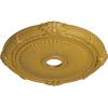 imageEkena Millwork CM27HE Heaton Ceiling Medallion 27 12OD x 3 78ID x 2 14P Fits Canopies up to 6 12 Factory PrimedIridescent Gold Metallic Series