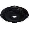imageEkena Millwork CM27HE Heaton Ceiling Medallion 27 12OD x 3 78ID x 2 14P Fits Canopies up to 6 12 Factory PrimedJet Black Flat Finish