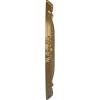 imageEkena Millwork CM27HE Heaton Ceiling Medallion 27 12OD x 3 78ID x 2 14P Fits Canopies up to 6 12 Factory PrimedPale Gold Metallic Series