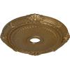 imageEkena Millwork CM27HE Heaton Ceiling Medallion 27 12OD x 3 78ID x 2 14P Fits Canopies up to 6 12 Factory PrimedPale Gold Metallic Series