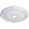 imageEkena Millwork CM27HE Heaton Ceiling Medallion 27 12OD x 3 78ID x 2 14P Fits Canopies up to 6 12 Factory PrimedPrimed