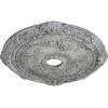 imageEkena Millwork CM27HE Heaton Ceiling Medallion 27 12OD x 3 78ID x 2 14P Fits Canopies up to 6 12 Factory PrimedUltra Pure White Crackle Flat Finish