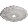 imageEkena Millwork CM27HE Heaton Ceiling Medallion 27 12OD x 3 78ID x 2 14P Fits Canopies up to 6 12 Factory PrimedUltra Pure White Flat Finish