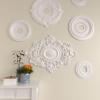 imageEkena Millwork CM30KTGLS  22 12W x 30 38H x 1 12P Katheryn Ceiling Medallion  Ceiling Medallion GoldFactory Primed