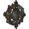 imageEkena Millwork CM30KTGLS  22 12W x 30 38H x 1 12P Katheryn Ceiling Medallion  Ceiling Medallion GoldHandPainted Bronze Blue Patina
