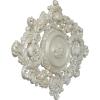 imageEkena Millwork CM30KTGLS  22 12W x 30 38H x 1 12P Katheryn Ceiling Medallion  Ceiling Medallion GoldHandPainted Flash Blue