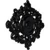 imageEkena Millwork CM30KTGLS  22 12W x 30 38H x 1 12P Katheryn Ceiling Medallion  Ceiling Medallion GoldHandPainted Jet Black