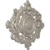 imageEkena Millwork CM30KTGLS  22 12W x 30 38H x 1 12P Katheryn Ceiling Medallion  Ceiling Medallion GoldHandPainted Pearl White