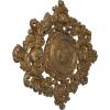 imageEkena Millwork CM30KTGLS  22 12W x 30 38H x 1 12P Katheryn Ceiling Medallion  Ceiling Medallion GoldHandPainted Rubbed Bronze