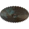 imageEkena Millwork CM34SH Shakuras Ceiling Medallion 33 78OD x 2P For Canopies up to 5 34 Factory PrimedHandPainted Bronze Blue Patina