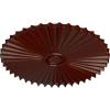imageEkena Millwork CM34SH Shakuras Ceiling Medallion 33 78OD x 2P For Canopies up to 5 34 Factory PrimedHandPainted Brushed Mahogany