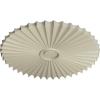 imageEkena Millwork CM34SH Shakuras Ceiling Medallion 33 78OD x 2P For Canopies up to 5 34 Factory PrimedHandPainted Clear Yellow