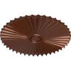 imageEkena Millwork CM34SH Shakuras Ceiling Medallion 33 78OD x 2P For Canopies up to 5 34 Factory PrimedHandPainted Copper Penny