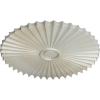 imageEkena Millwork CM34SH Shakuras Ceiling Medallion 33 78OD x 2P For Canopies up to 5 34 Factory PrimedHandPainted Flash Blue