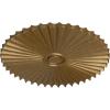 imageEkena Millwork CM34SH Shakuras Ceiling Medallion 33 78OD x 2P For Canopies up to 5 34 Factory PrimedHandPainted Pale Gold