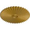 imageEkena Millwork CM34SH Shakuras Ceiling Medallion 33 78OD x 2P For Canopies up to 5 34 Factory PrimedHandPainted Pharaohs Gold