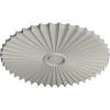 imageEkena Millwork CM34SH Shakuras Ceiling Medallion 33 78OD x 2P For Canopies up to 5 34 Factory PrimedHandPainted Pot of Cream