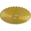 imageEkena Millwork CM34SH Shakuras Ceiling Medallion 33 78OD x 2P For Canopies up to 5 34 Factory PrimedHandPainted Rich Gold