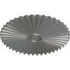 imageEkena Millwork CM34SH Shakuras Ceiling Medallion 33 78OD x 2P For Canopies up to 5 34 Factory PrimedHandPainted Silver