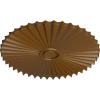imageEkena Millwork CM34SH Shakuras Ceiling Medallion 33 78OD x 2P For Canopies up to 5 34 Factory PrimedHandPainted Smokey Topaz