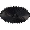 imageEkena Millwork CM34SH Shakuras Ceiling Medallion 33 78OD x 2P For Canopies up to 5 34 Factory PrimedHandPainted Steel Gray
