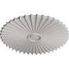 imageEkena Millwork CM34SH Shakuras Ceiling Medallion 33 78OD x 2P For Canopies up to 5 34 Factory PrimedHandPainted Ultra Pure White