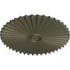 imageEkena Millwork CM34SH Shakuras Ceiling Medallion 33 78OD x 2P For Canopies up to 5 34 Factory PrimedHandPainted Witch Hazel