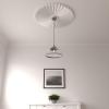 imageEkena Millwork CM34SH Shakuras Ceiling Medallion 33 78OD x 2P For Canopies up to 5 34 Factory PrimedPrimed White