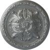 image11 34OD x 38P Stockport Ceiling MedallionHandPainted Platinum