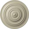 image13 14OD x 12P Classic Ceiling Medallion Fits Canopies up to 4 18Clear Yellow Flat Finish