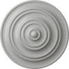 image13 14OD x 12P Classic Ceiling Medallion Fits Canopies up to 4 18Frost Flat Finish