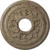 image15 38OD x 4 14ID x 1 12P Baltimore Ceiling Medallion Fits Canopies up to 5 12 HandPainted Gobi Desert CrackleHandPainted Gobi Desert Crackle