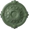 image17 38OD x 1 34P Hamilton Ceiling Medallion Fits Canopies up to 3 34Athenian Green Flat Finish