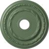 image17 78OD x 3 58ID x 1 14P Dublin Ceiling Medallion Fits Canopies up to 5 18Athenian Green Flat Finish