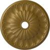 image26 34OD x 3 58ID x 1 38P Elsinore Ceiling Medallion Fits Canopies up to 3 58Gold Rush Metallic Series