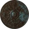 Hand-Painted Bronze Blue Patina