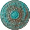 Hand-Painted Copper Green Patina