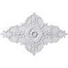 image67 14W x 43 38H x 4ID x 2P Melchor Diamond Ceiling Medallion Fits Canopies up to 4Primed