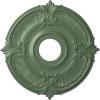 imageEkena Millwork CM18ATPASDecorative Ceiling Medallions Modeled After Original Historical Patterns amp Designs Pale GoldAthenian Green Flat Finish