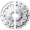 imageEkena Millwork CM20FO203500 20 12OD x 3 12ID x 1 12P Foster Acanthus Leaf Ceiling Medallion Fits Canopies up to 312 2 PieceSplit