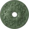 imageEkena Millwork CM23JA 23 58Inch OD x 3 78Inch ID x 2 18Inch P Jamie Ceiling MedallionHandPainted Athenian Green